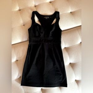 Vintage Y2K Guess Jeans black pinafore dress size S